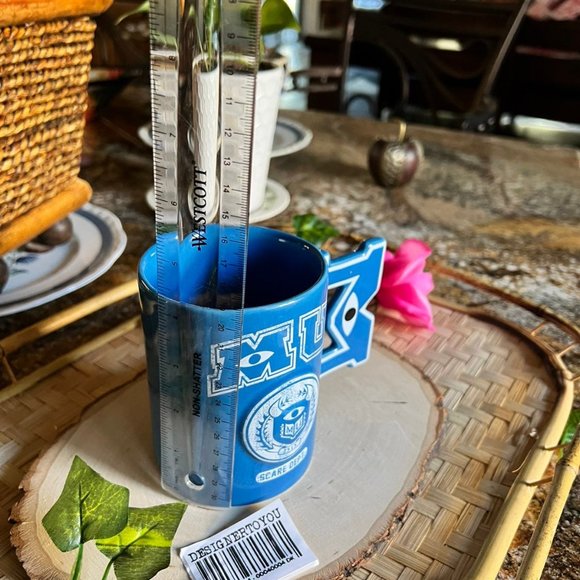 MONSTERS UNIVERSITY LIMITED EDITION 3D BLUE MUG VHTF RARE! DISNEY PIXAR HTF - Picture 3 of 12